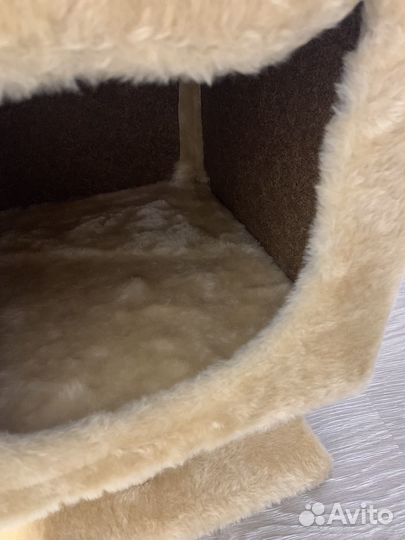 Когтеточка домик для кошки бу