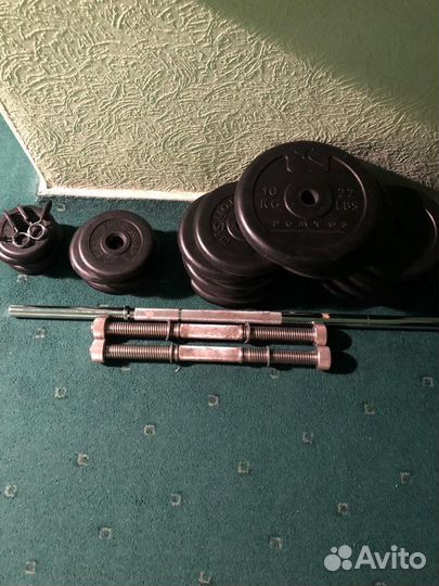 Набор штанга и гантели