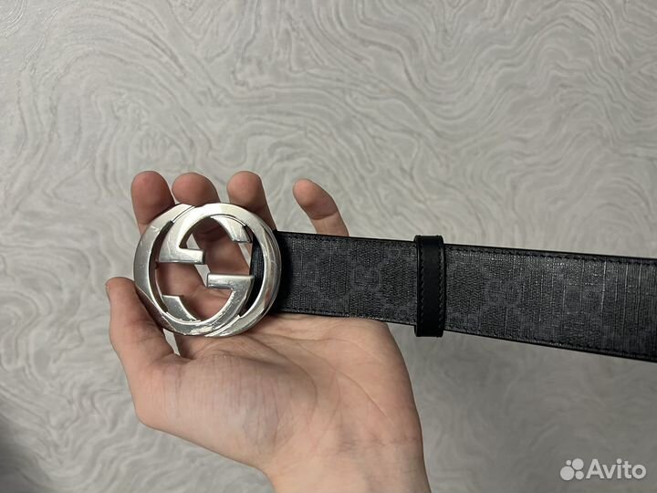 Gucci supreme belt ремень