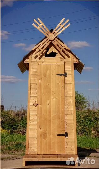 Уличный туалет деревянный TVP569