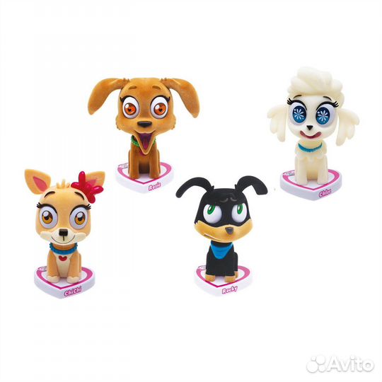 Собачки Chi-Chi Love с качающейся головой 12см бел