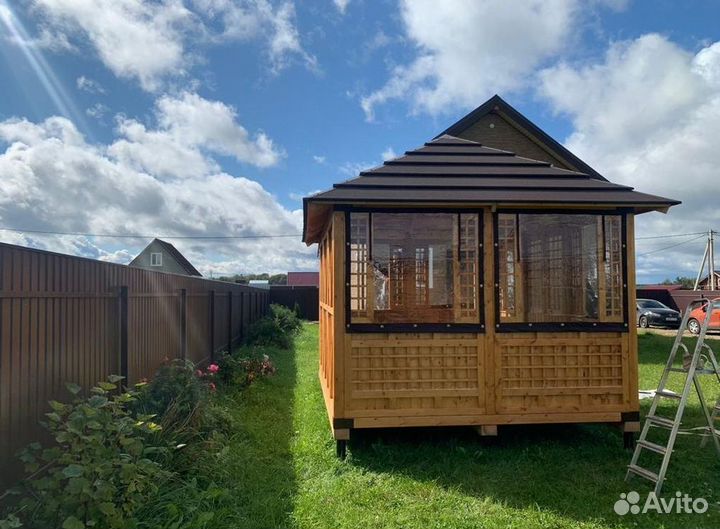 Мягкие окна для кафе летней веранды