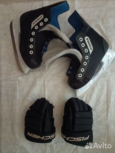 Налокотники хоккейные детские fisher