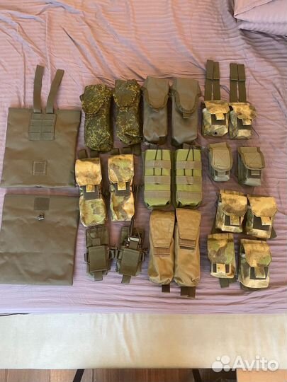 Подсумки под ак / гранаты / рацию / сброс