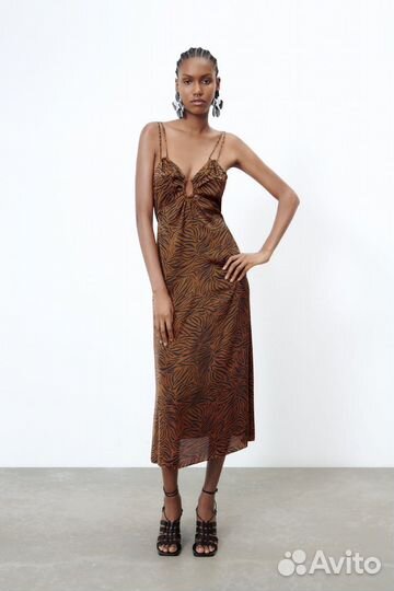 Платье сарафан летнее Zara М (44-46)