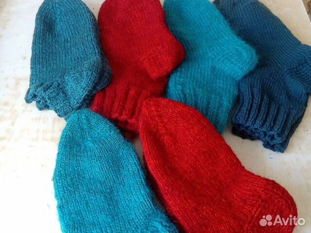 Носки шерстяные взрослые и детские