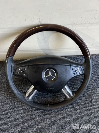 Руль дерево Мерседес GL 164 ML 164