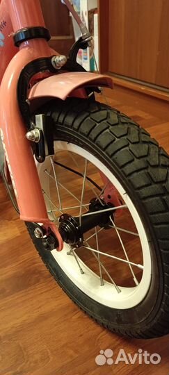 Детский велосипед kreiss розовый новый