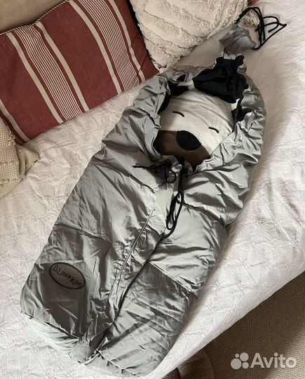 Зимний конверт в коляску на пуху