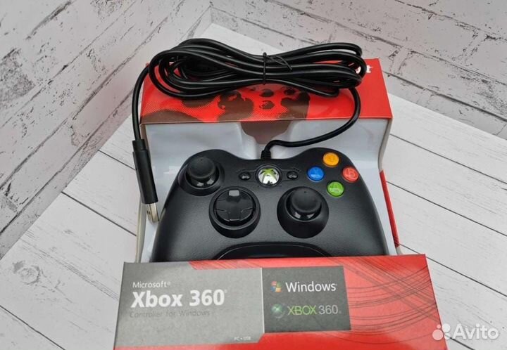 Джойстик для Xbox 360 проводной