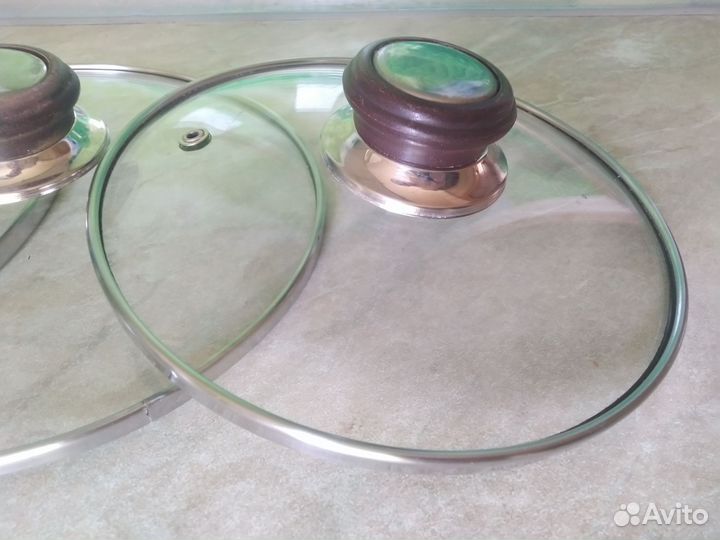 Стеклянные крышки 18, 20 и 24 см