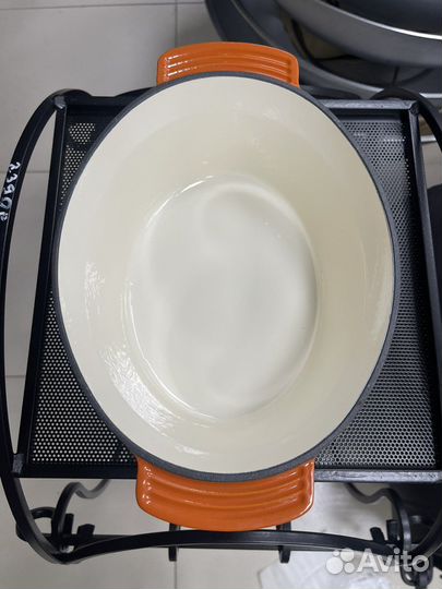 Утятница чугунная эмалированная