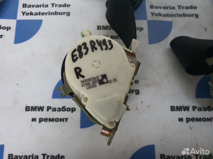 Передний ремень безопасности BMW x3 e83