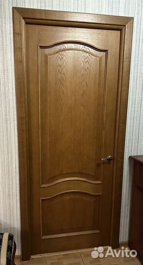 Двери межкомнатные с коробкой из массива шпон бука