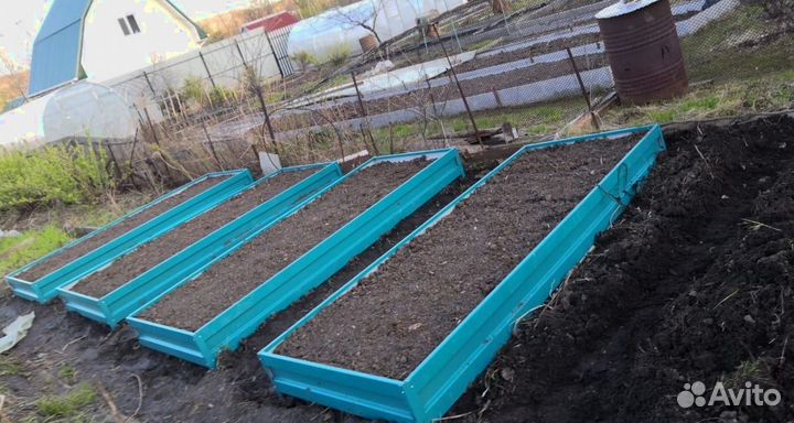 Грядка темно-зеленая 1м х 5м х 22см