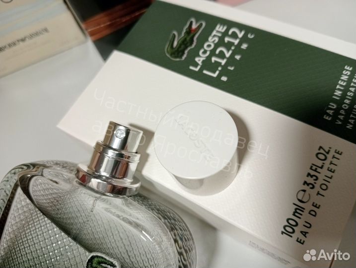 Lacoste l.12.12 blanc edt intense 100 ml