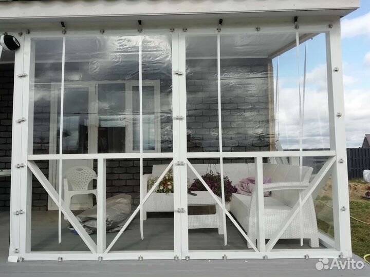 Мягкие окна для террас и беседок