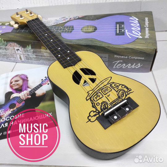 Укулеле сопрано новая