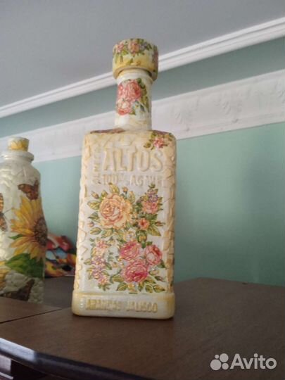 Бутылки сувенирные ручной работы