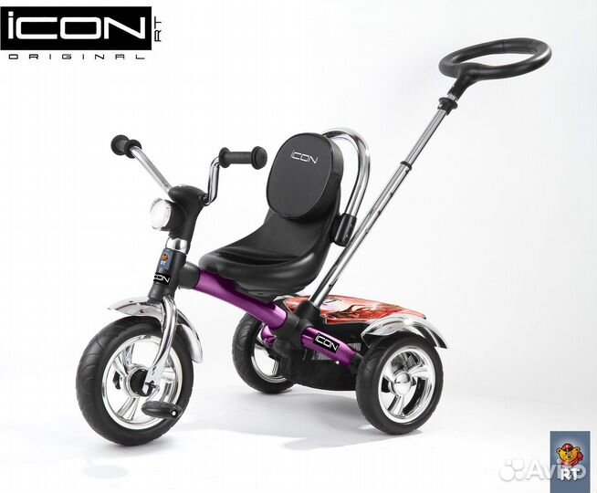 3-х кол. велосипед icon 4 кол fuksia angel
