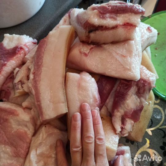 Сало соленое домашнее в вакуумной упаковке