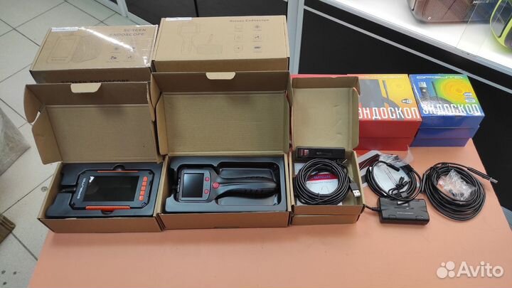 Видеоэндоскопы Wi-Fi эндоскоп с экраном. Новые