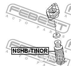 Пыльник заднего амортизатора