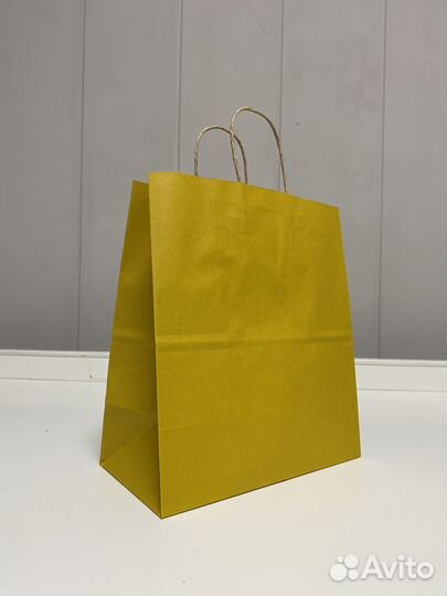 Бумажные пакеты цветные и крафт