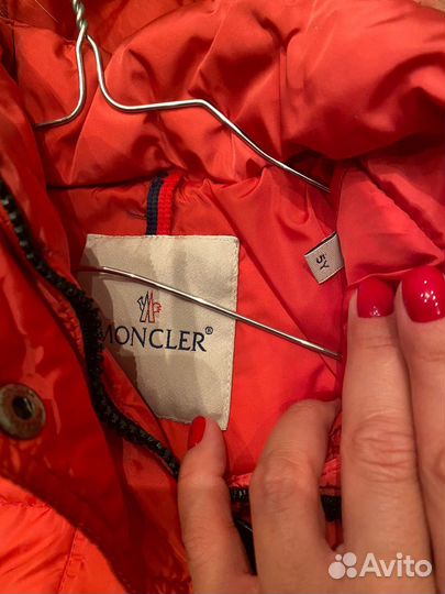 Пальто пуховик moncler 5лет (оригинал)