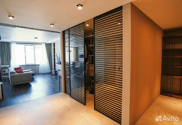 Реечные раздвижные перегородки