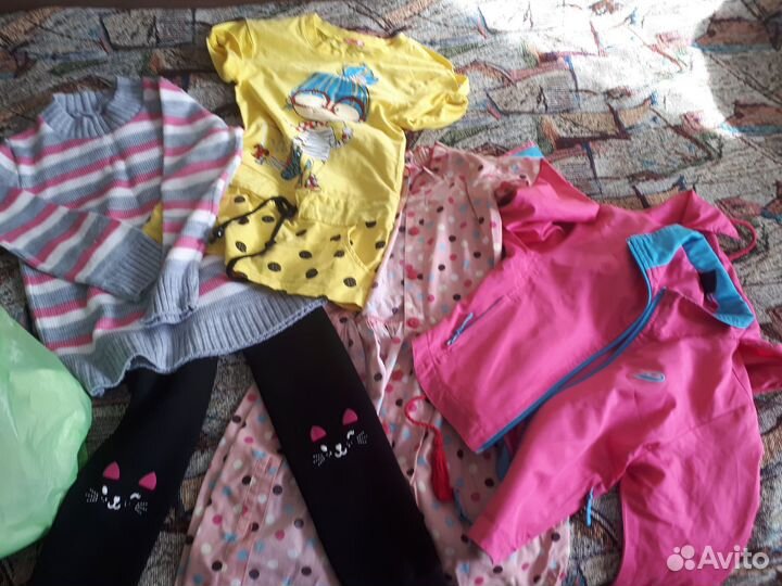 Пакет одежды для девочки 5-6 лет