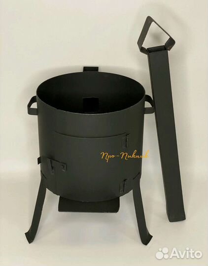 Печь с трубой+Казан 16л+шумовка