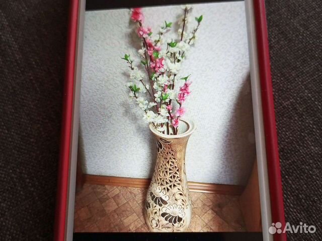 Ваза напольная с цветами