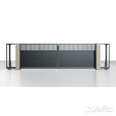 Откатные ворота под ключ