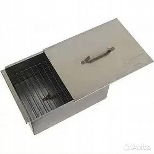 Коптильня 2-х ярусная 450х280х170 мм. сталь 1,5 мм