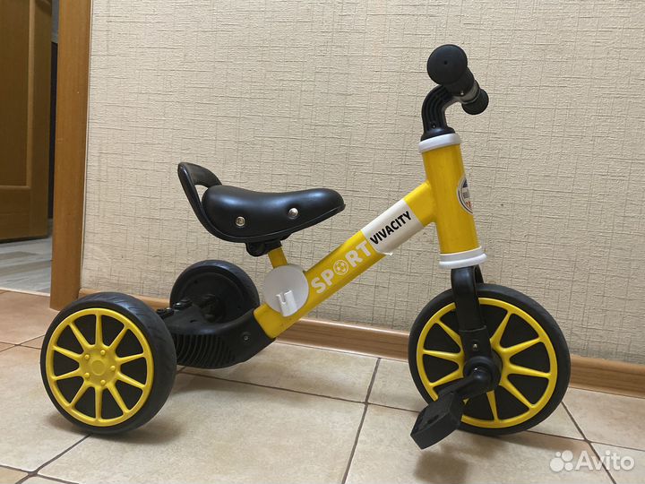 Беговел велосипед 2 в 1