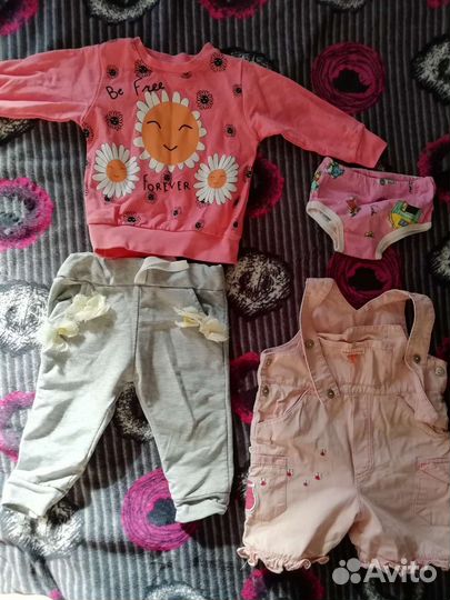 Вещи до года на девочку
