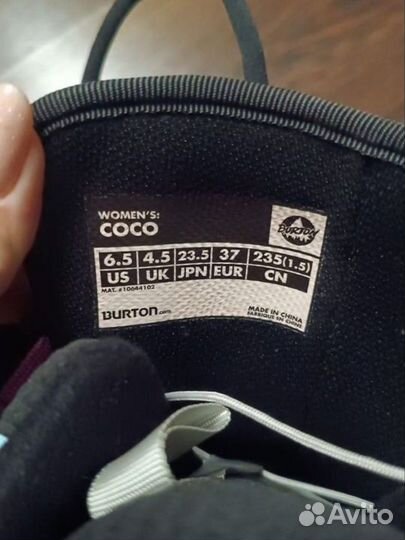 Новые Ботинки для сноуборда burton 36 размер