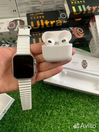 Часы 8 серии ультра + AirPods 3 premium