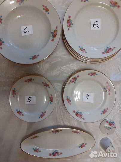 Сервиз столовый Дулево (некомплект)