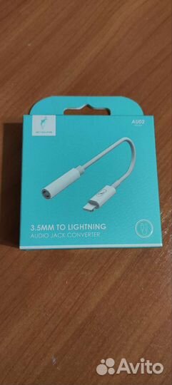 Переходник с lighting на aux AUO2