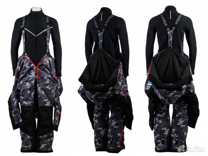 Горнолыжный костюм зимний мужской камуфляж