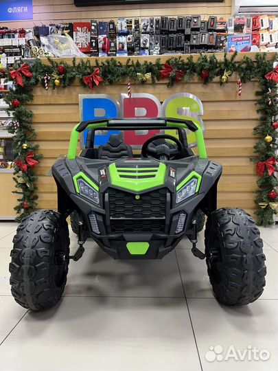 Электромобиль детский Багги ZYS032 зеленый