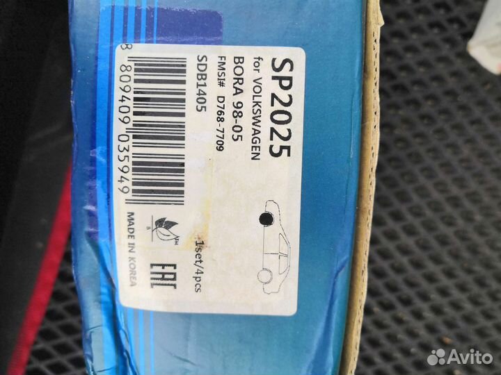 Тормозные колодки на volkswagen