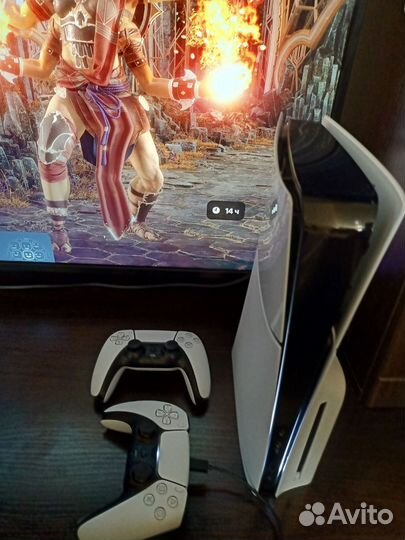Sony playstation 5 slim 1tb+2геймпада