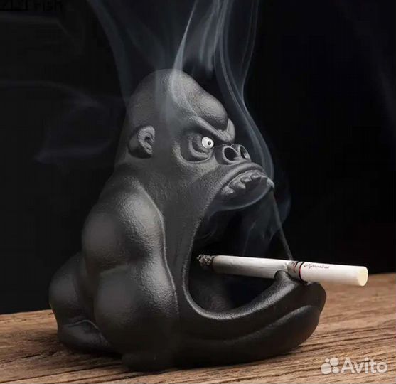 Пепельница статуэтка ключница горилла