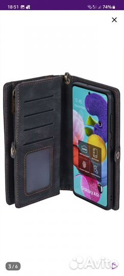 Чехол-кошелёк на samsung a51