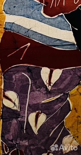 Настенное панно на шелке