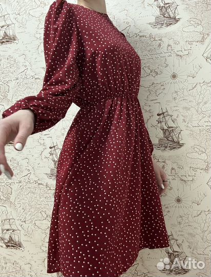 Платье летнее в горошек