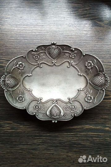 Блюдце металлическое